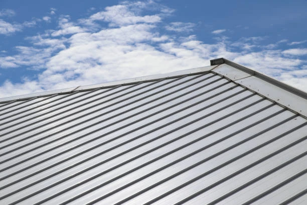 New standing seam metal roof installed by local metal roofing services team