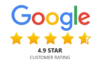 Google 4.9-star rating for top-rated roofing construction services.