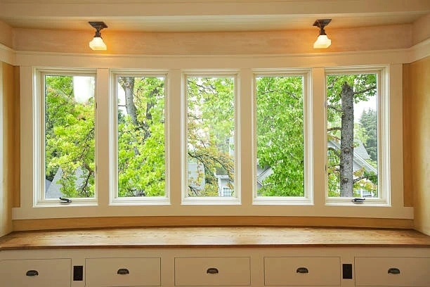 Professional bow window replacements enhancing home design and providing better insulation.