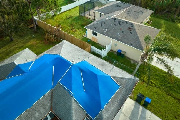 Roof tarp services providing fast response and secure tarping to protect your roof during repairs.