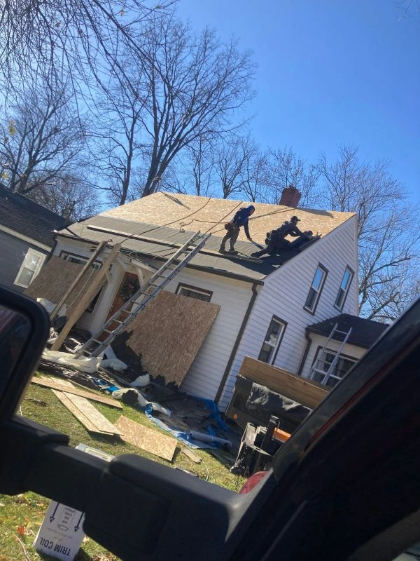 New roof installation by Worthy Construction featuring expert craftsmanship and durable materials for long-lasting protection.