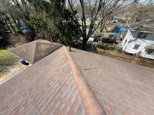 Worthy Construction LLC roof with algae resistant shingles designed to help prevent black streaks